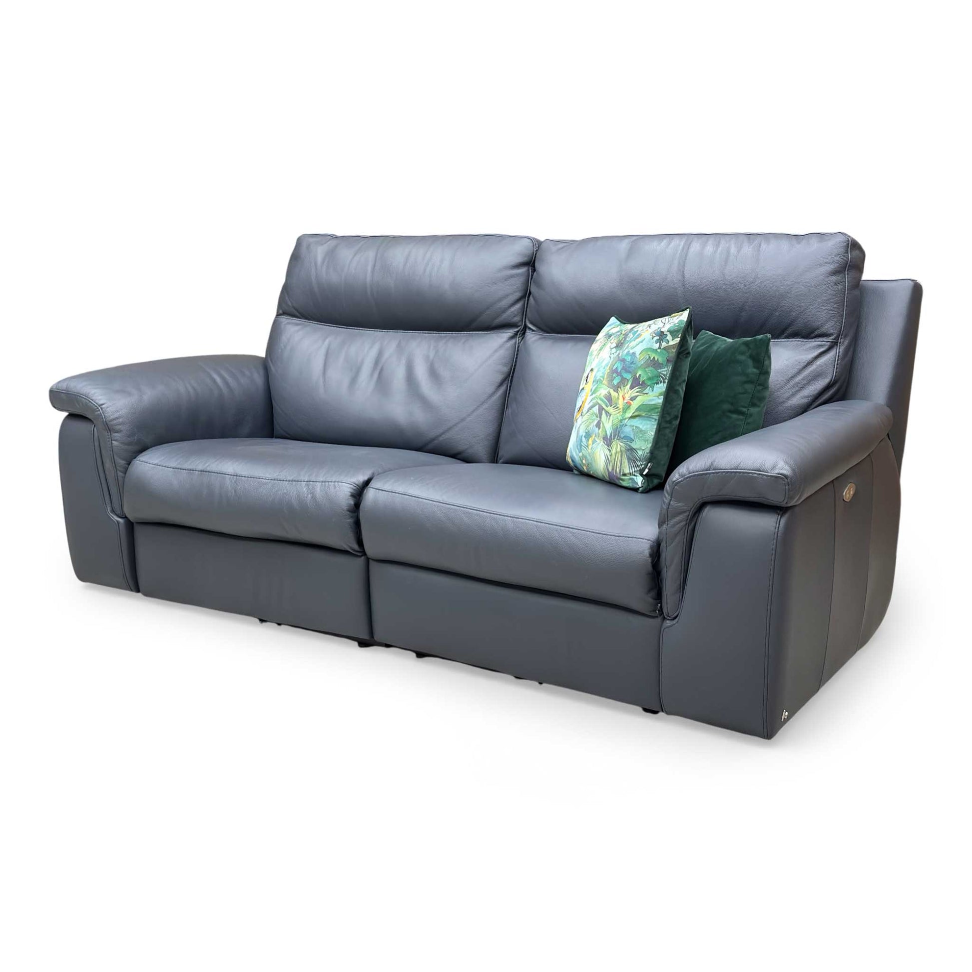 Rear view of the Paolo sofa, showing the clean Italian-style lines and quality finish.