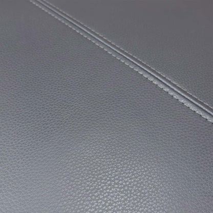 Close-up of the Cat 60 18 Lavender Grey leather, highlighting the premium grain, unique color tone, and expert stitching.