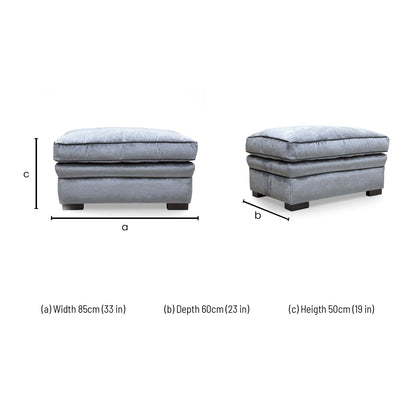 ‘Bayswater’ Loafer 50040-395 Monarch Anthracite Footstool