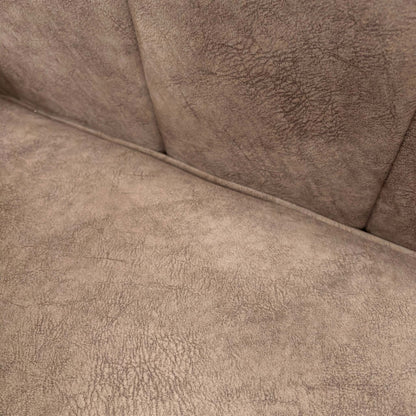 'Mariah' Dapple Velvet Chocolate-Tri Brass Insert Velvet Pillow Back Snuggler Chair (Ariana)