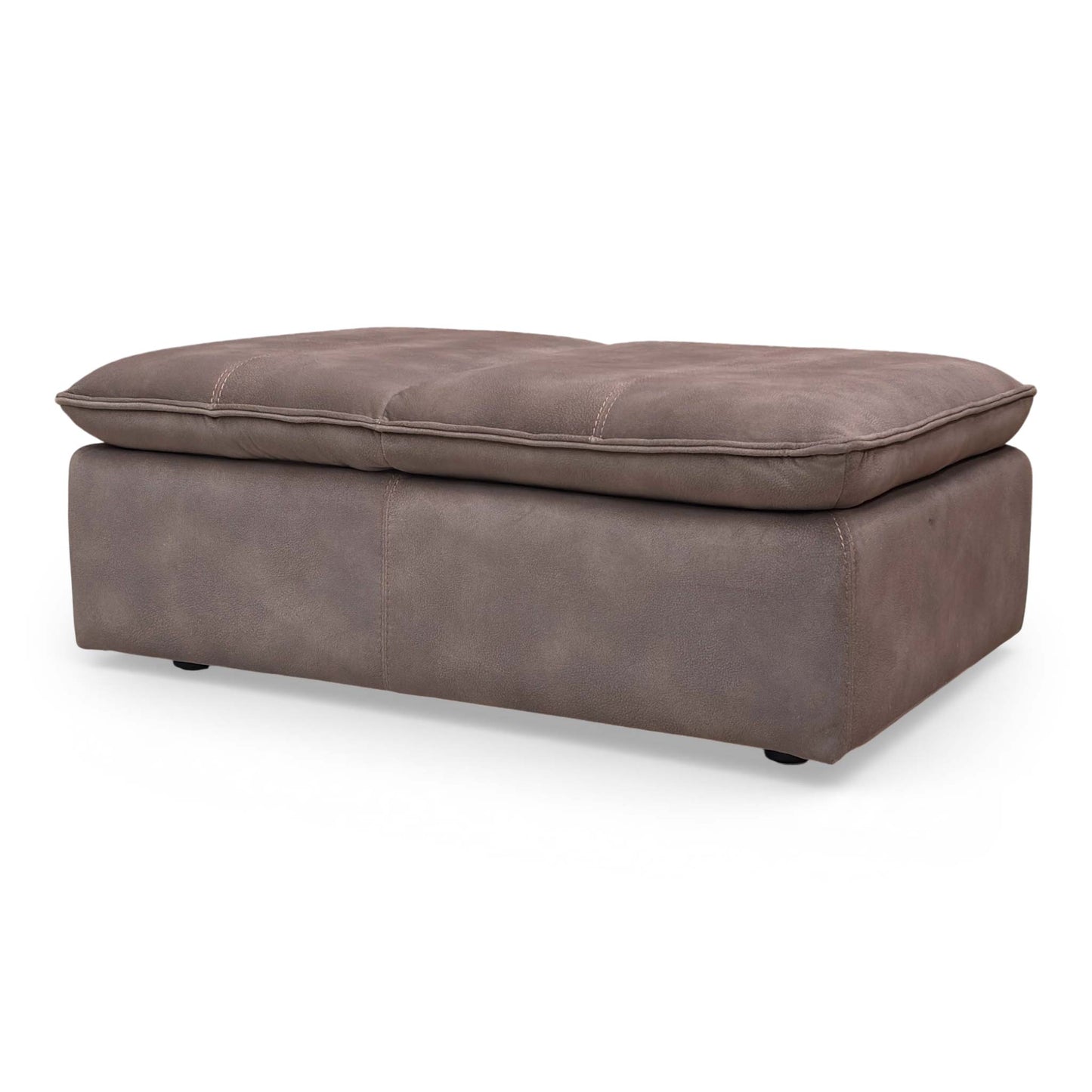 ‘Starlight Express’ Dark Chocolate Velvet Chair Storage Footstool