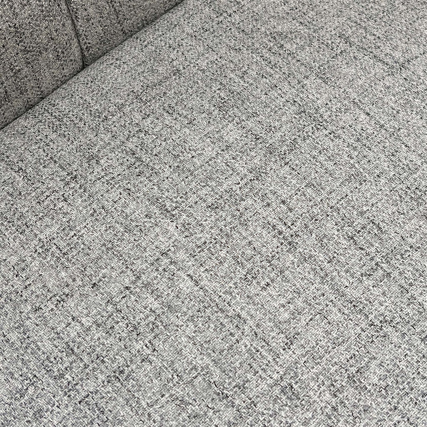 ‘Lewis’ Mist Grey Fabric Button Back Roll Back Dining Chairs