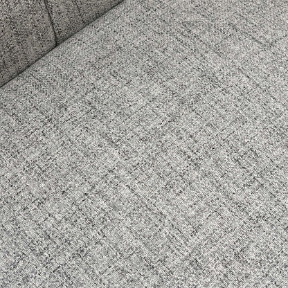 ‘Lewis’ Mist Grey Fabric Button Back Roll Back Dining Chairs