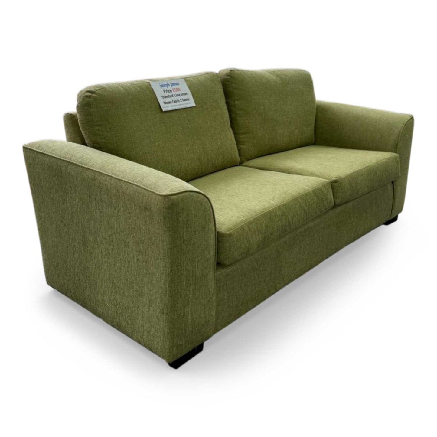 Top-down view of the ‘Stamford’ sofa, showing the spacious seating area designed for three adults.