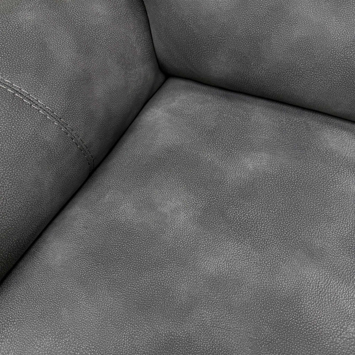 'Springer' Bfa-Blj-R16 Grey Suede 2 Seater Power Recliner Sofa