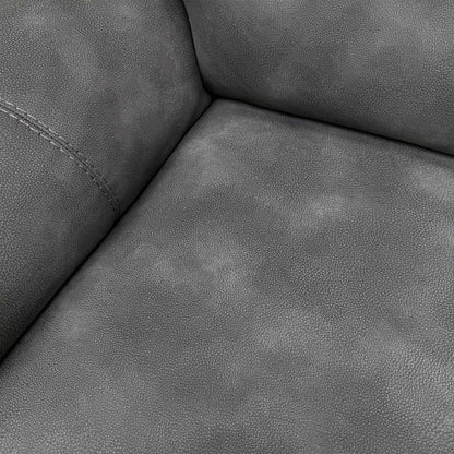 'Springer' Bfa-Blj-R16 Grey Suede 2 Seater Power Recliner Sofa