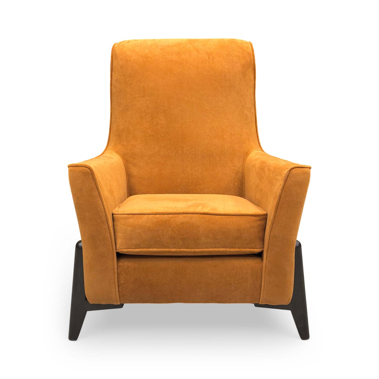 ‘Collins’ Almond Orange Towel Velvet Accent Chair - product photo 4