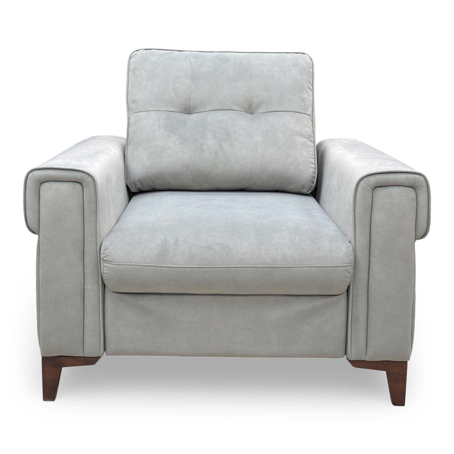 The 'Zoom' chair bed fully converted into a single sleeper, highlighting the pocket-sprung mattress surface.