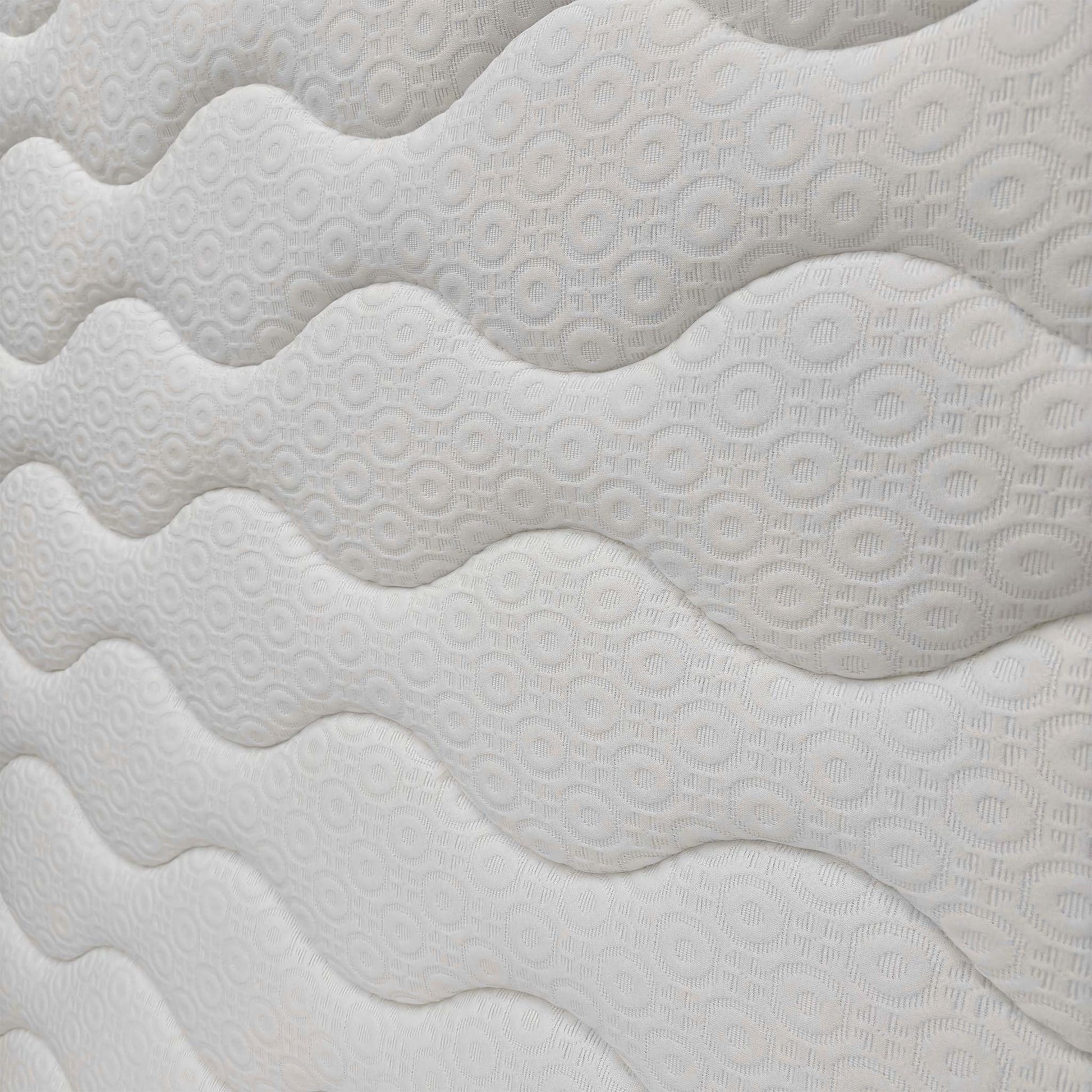 Close-up of the mattress corner, featuring the Silentnight branding and Mirapocket spring technology label.