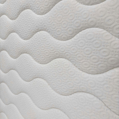 Close-up of the mattress corner, featuring the Silentnight branding and Mirapocket spring technology label.