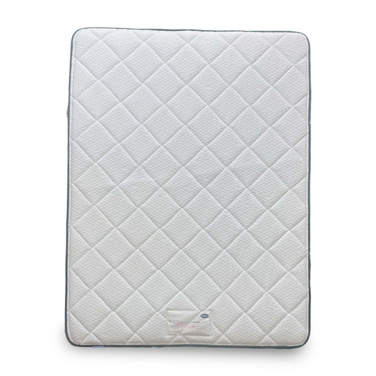 Full view of the Silentnight Pearl UltraGel mattress, showcasing its deep construction and breathable fabric for a cooler night's sleep