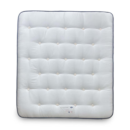 Full view of the Silentnight British Wool 2400 mattress, showcasing its deep 30cm construction and premium traditional craftsmanship.