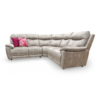 Side view of the Sloane large corner sofa, emphasizing its grand scale and modern silhouette.