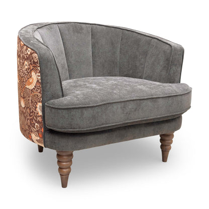 Full of the Talon snuggler chair, showcasing the deep seat and generous padding for optimal comfort and style.