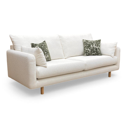 View of the sofa back and frame, illustrating the sturdy construction and low-profile design.