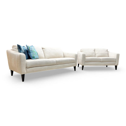 Full view of the Oslo Vogue 3-seater sofa, illustrating its generous proportions and clean, minimalist lines.