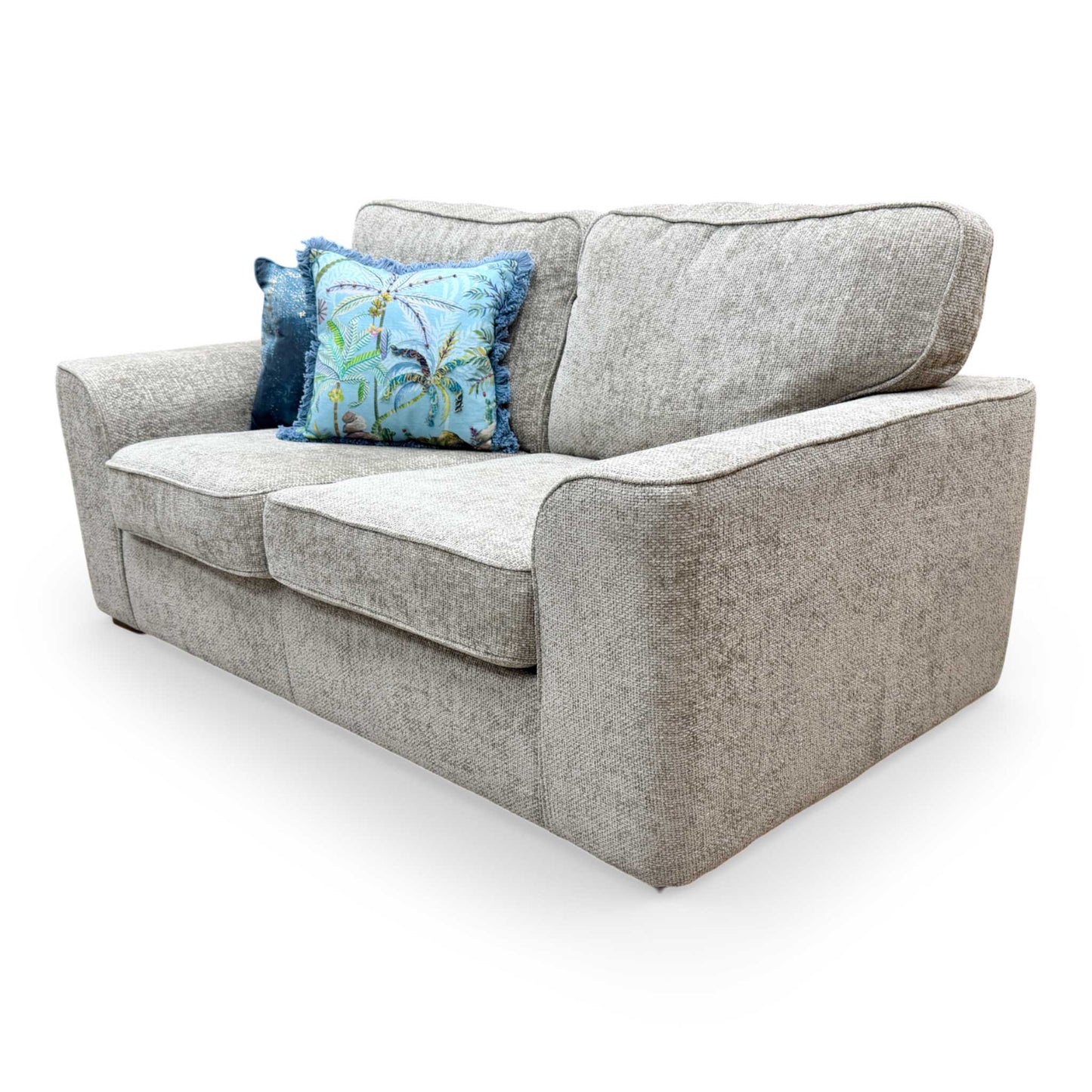 Back view of the 2-seater sofa bed, showing the fully finished upholstery on all sides.