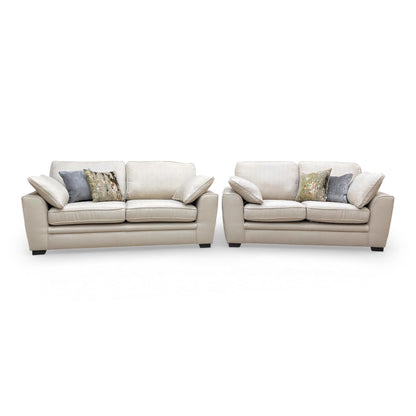 'Chalfont' Texas Linen Fabric 3 + 2 Seater Sofa Set