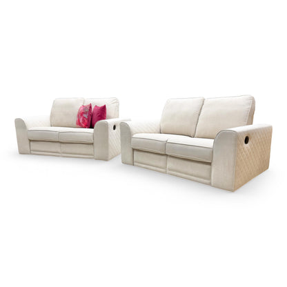 Angle View of the back cushions and headrests, emphasizing the thick padding and high-density foam for ultimate comfort.