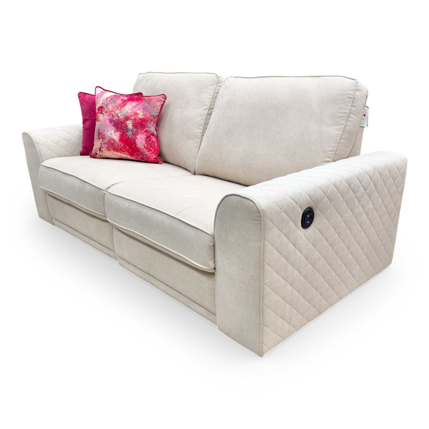 ‘Orka’ 3-seater sofa in a living room setting, demonstrating its elegant aesthetic and functional seating for modern homes.