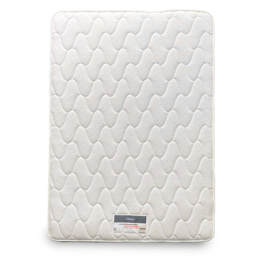 Full view of the Silentnight Miracoil Ortho 782 Pocket Double Sided Mattress, featuring a classic tufted surface for firm support.