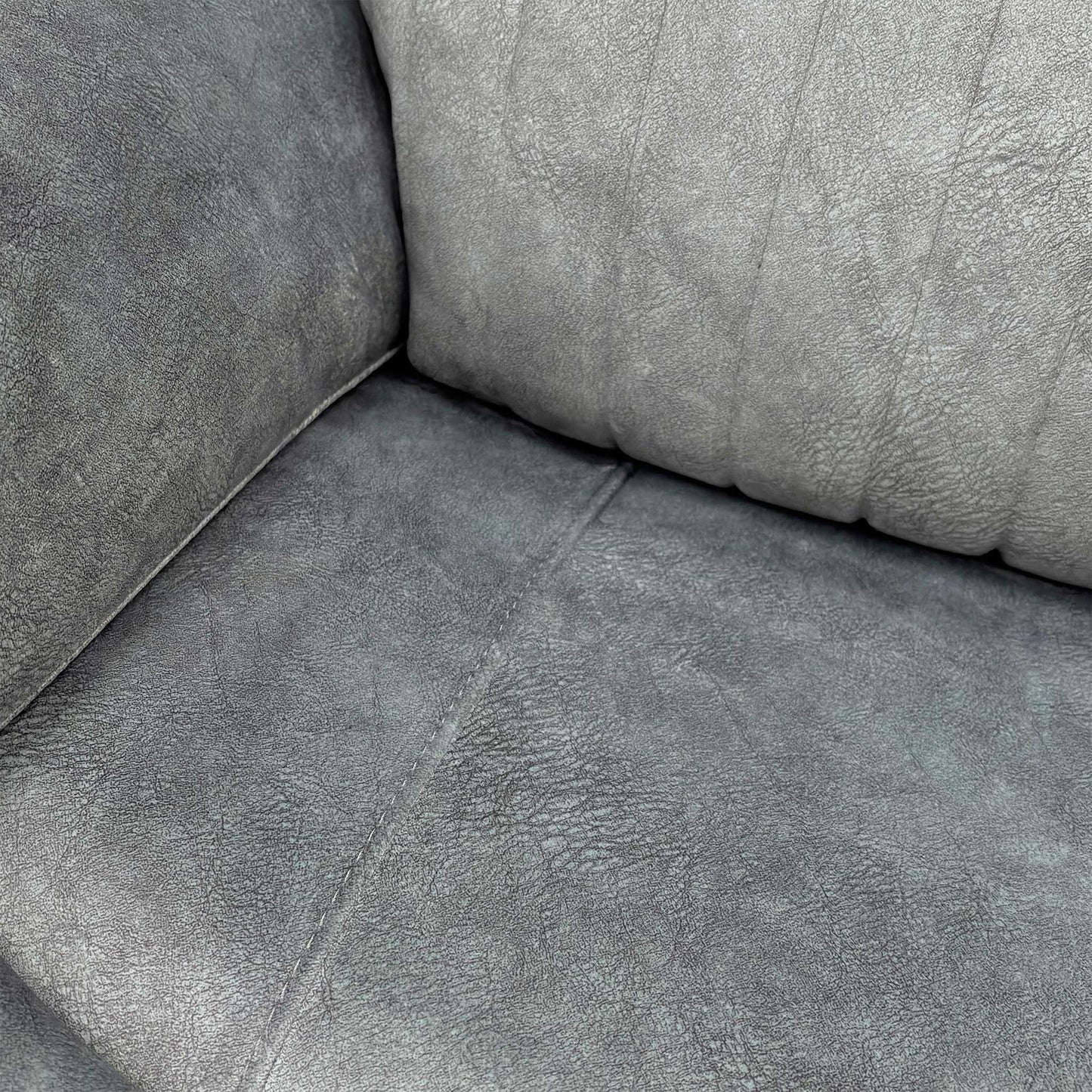 ‘Brystol’ Dapple Grey Velvet 3 Seater Power Recliner Sofa with Drop Down Cup Holder