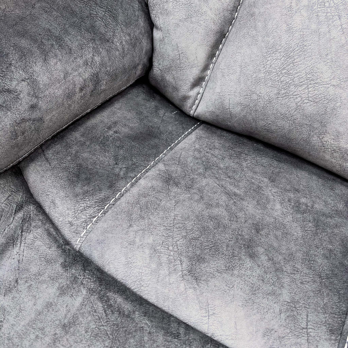 'Merrion’ Dapple Charcoal Fabric 3 + 2 Seater Power Recliner with Drop Down Cup Holder Sofa Set