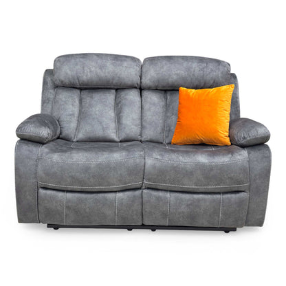 ‘Merrion’ Dapple Charcoal Fabric 2 Seater Power Recliner
