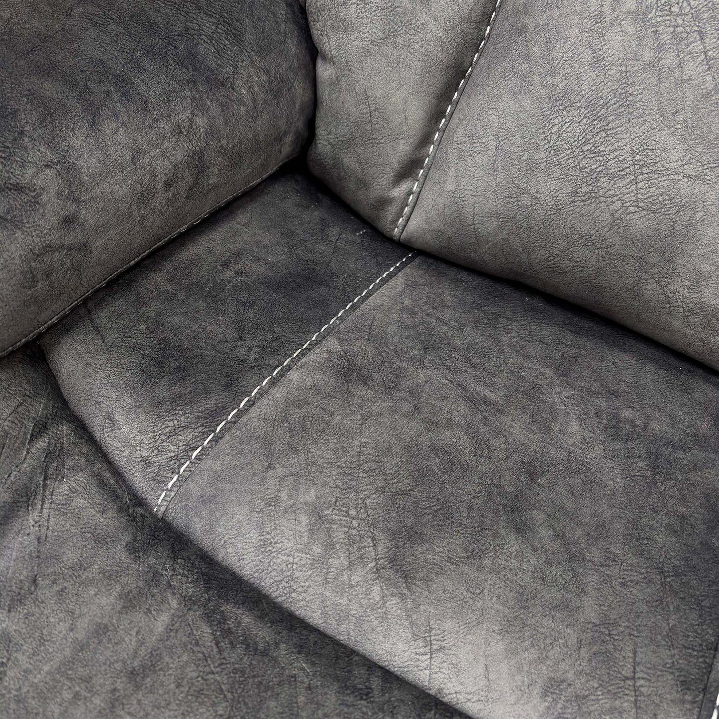 ‘Merrion' Dapple Charcoal Fabric Power Recliner Chair Direct From Manufacturer