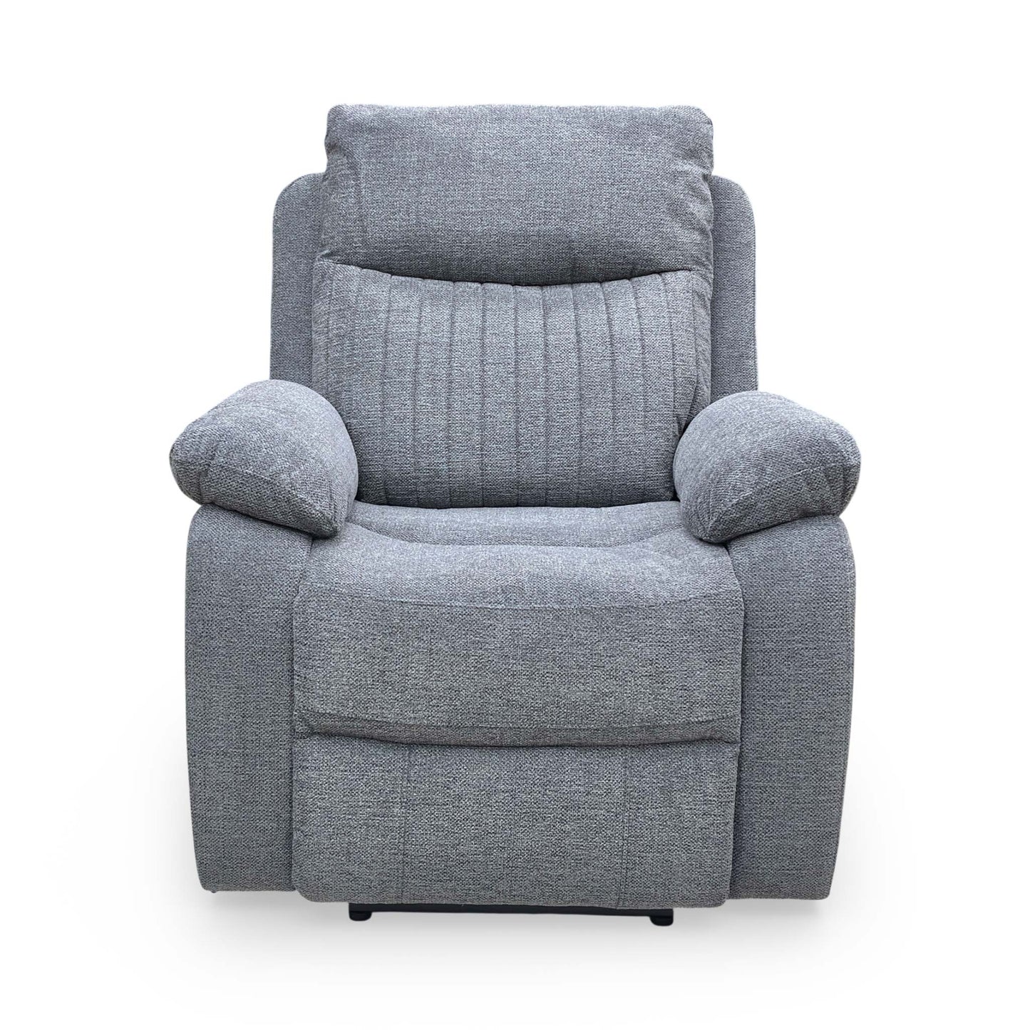 ‘Brystol' Dark Grey Woven Fabric Power Recliner Chair