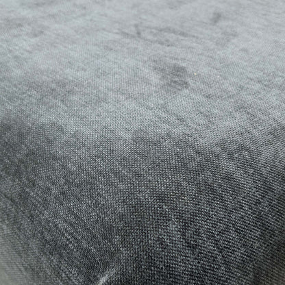 Close-up detail of the Carbon grey upholstery fabric, showcasing the durable weave and textured finish.