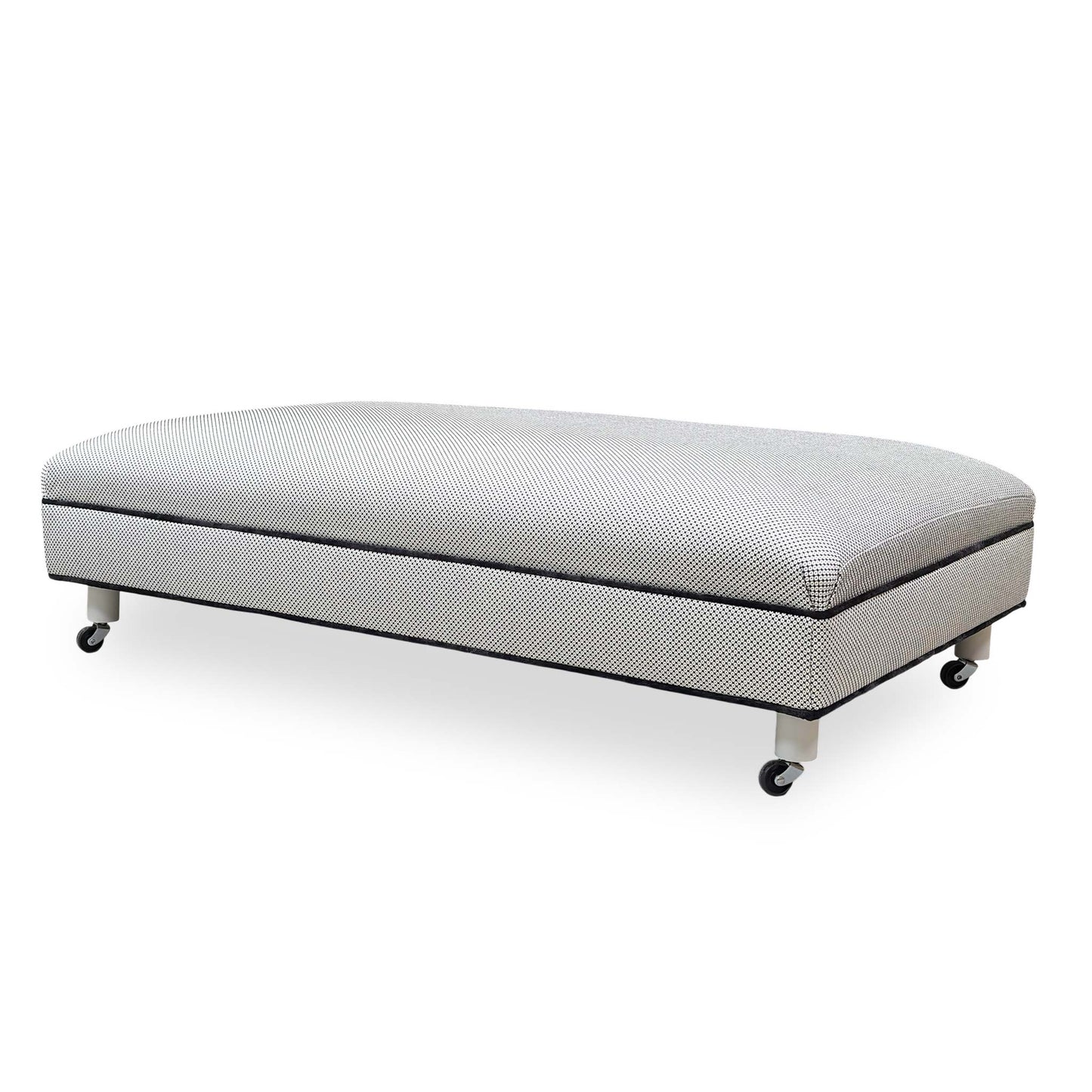 ‘Ambassador’ Allure Noir Eby Ft Fabric Footstool