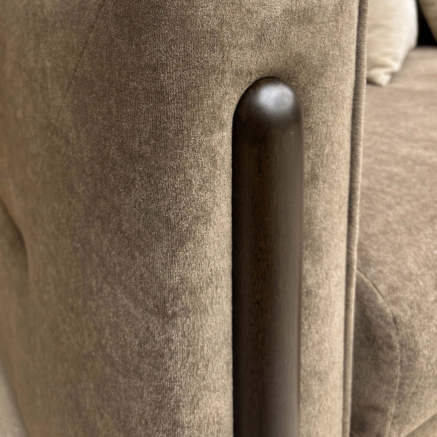 Top-down view of the ‘Barney’ corner sofa, illustrating the generous seating layout and right-hand chaise configuration.