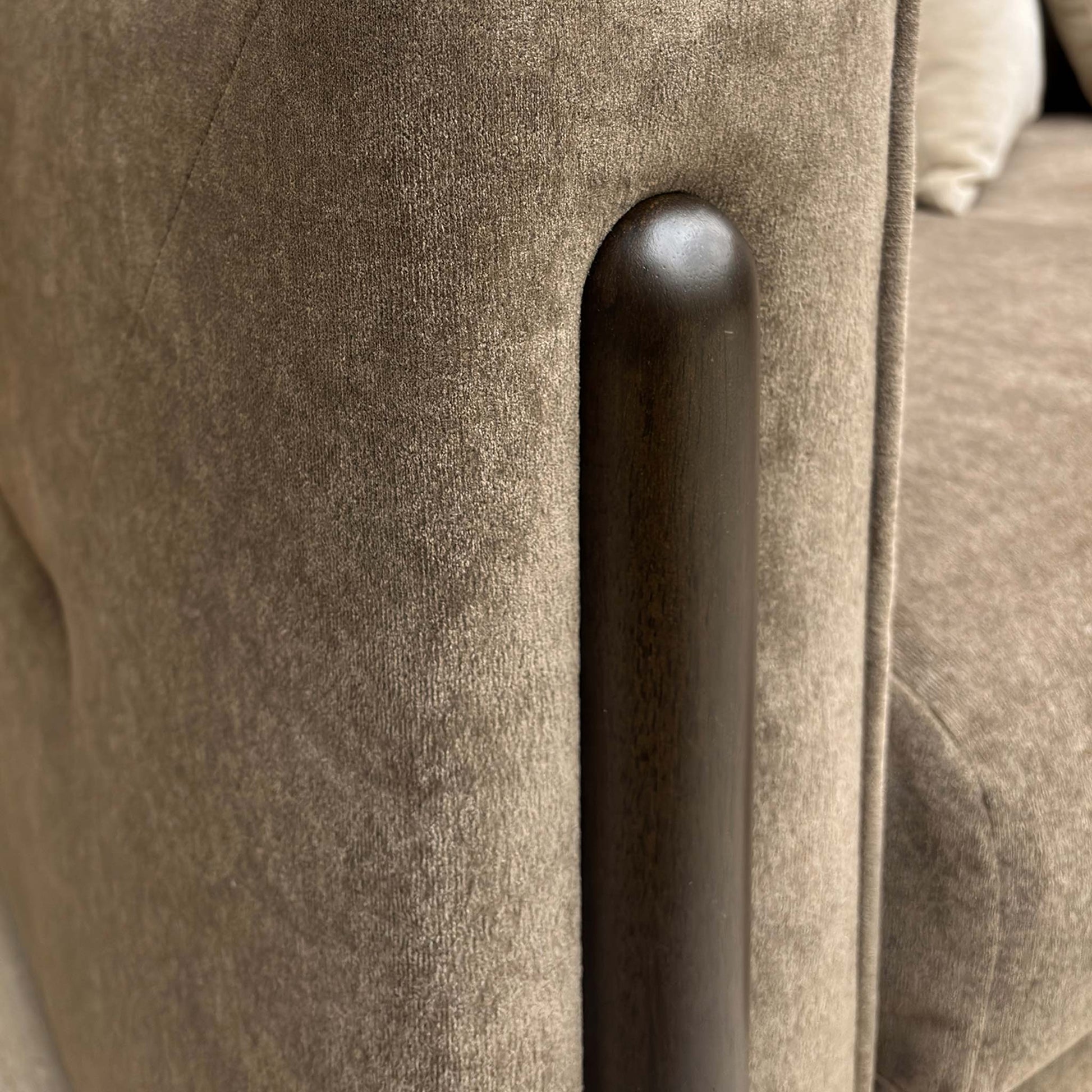 Top-down view of the ‘Barney’ corner sofa, illustrating the generous seating layout and right-hand chaise configuration.