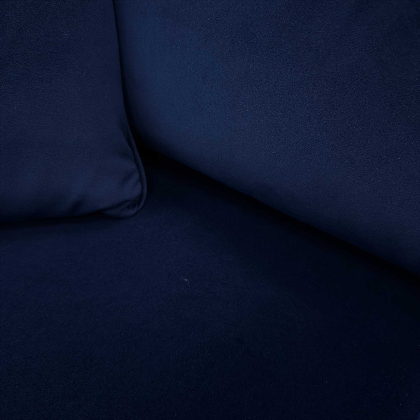 Detailed close-up of the Royal Blue Super Matt Velvet fabric, illustrating the soft, non-reflective matte finish and deep blue hue.