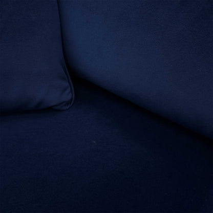 Detailed close-up of the Royal Blue Super Matt Velvet fabric, illustrating the soft, non-reflective matte finish and deep blue hue.