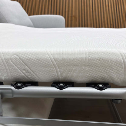 Side profile of the right-hand facing chaise, showing the depth of the seating area and modern silhouette.