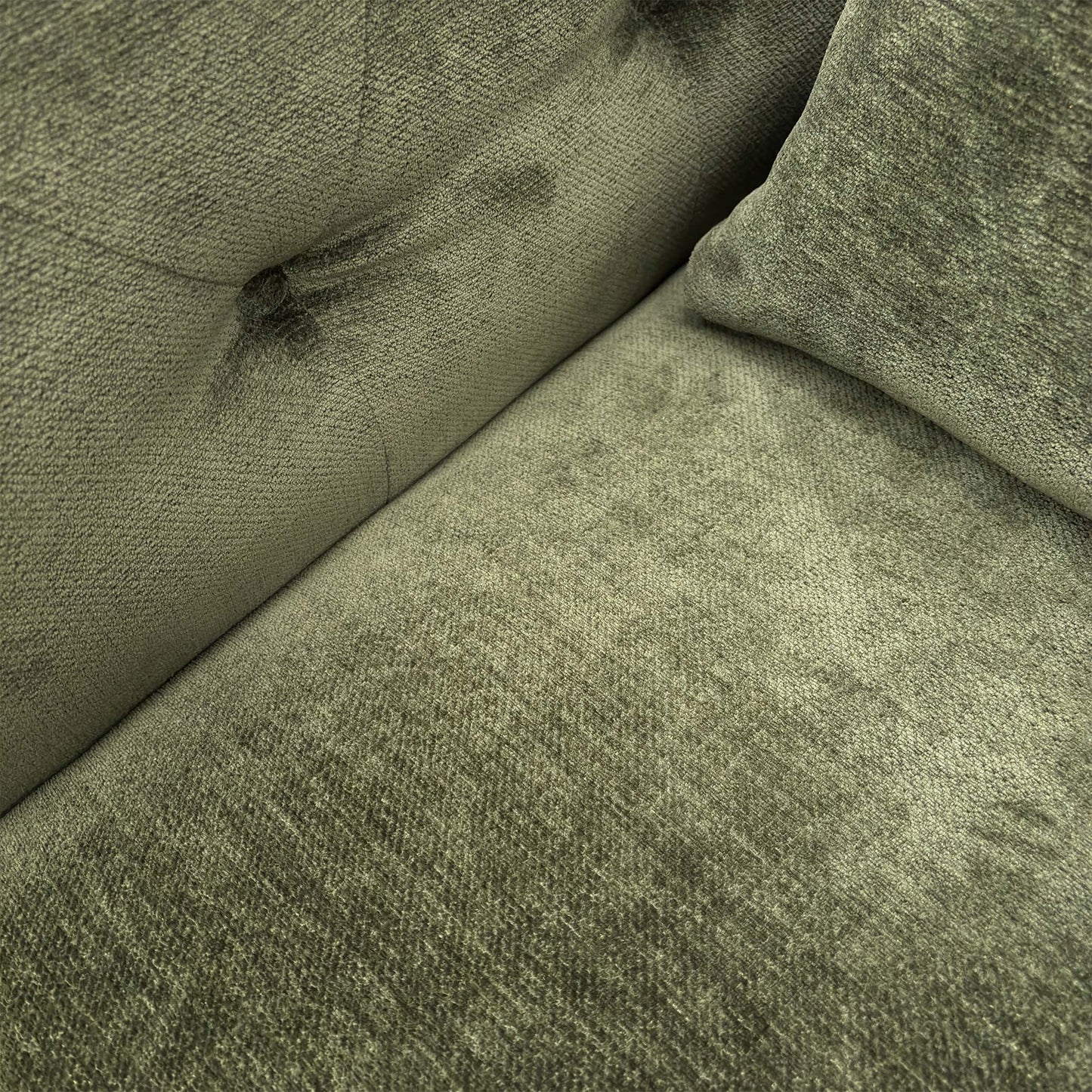 ‘Palace' Derwent Moss All Over Fabric Classic Back Chair