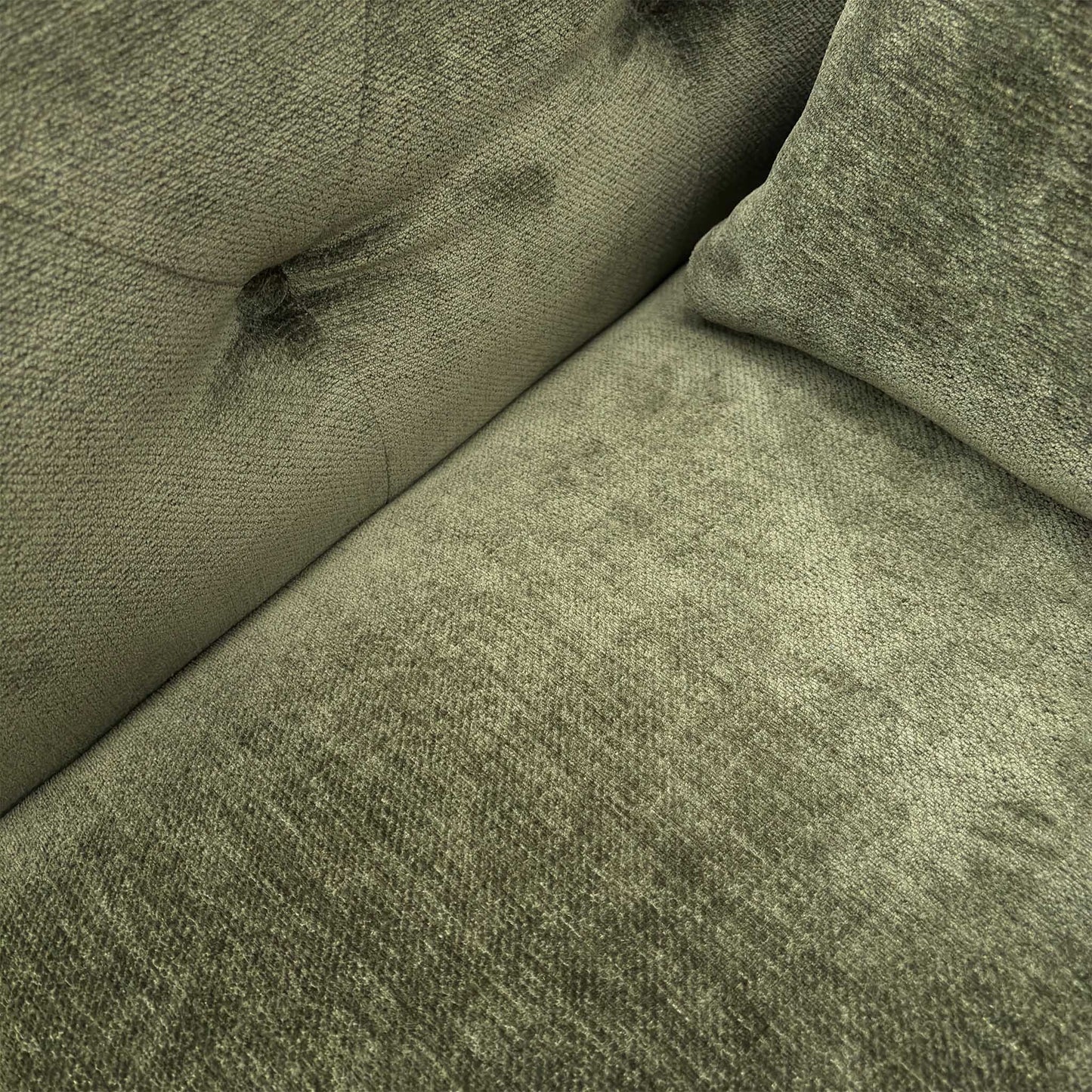 ‘Palace' Derwent Moss All Over Fabric Classic Back Chairs - Set of 2 Furniture Village