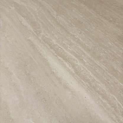 ‘Tiber’ Travertine Ceramic Top 160cm Draw Leaf Extending Dining Table