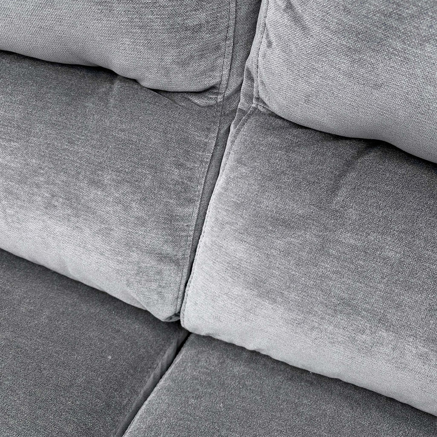 ‘Flex’ Fab-Can-R456 Anthracite Fabric Left Hand Facing Small Corner Sofa Bed with Power Recliner and Storage Arms