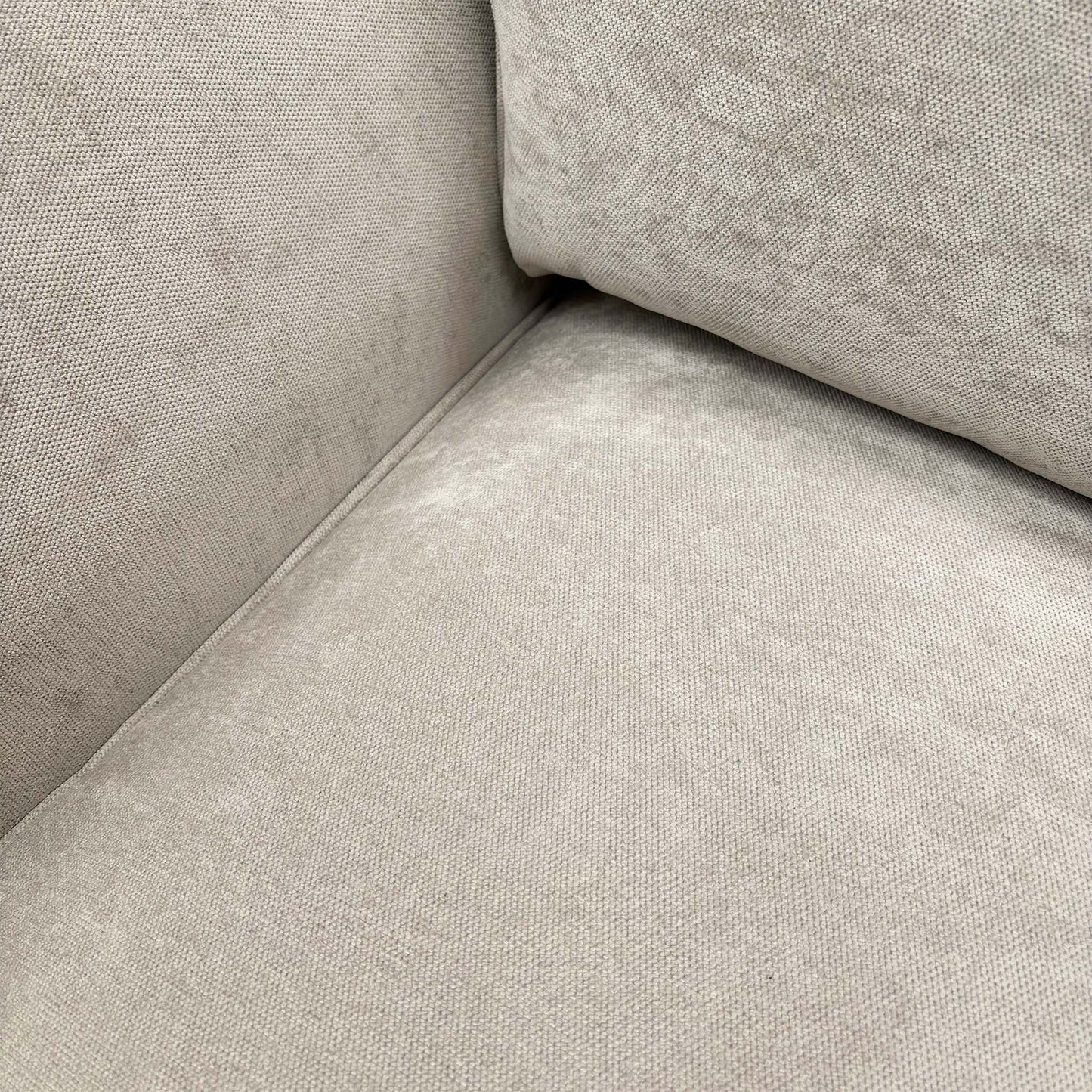‘Legend’ Kingston Silver Fabric Classic Back 2 Seater + Classic Back Armchair Sofa Set