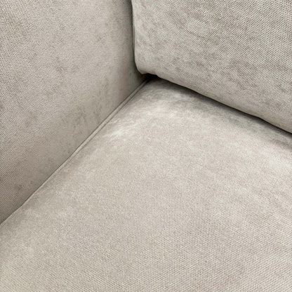 ‘Legend’ Kingston Silver Fabric Classic Back 2 Seater + Classic Back Armchair Sofa Set