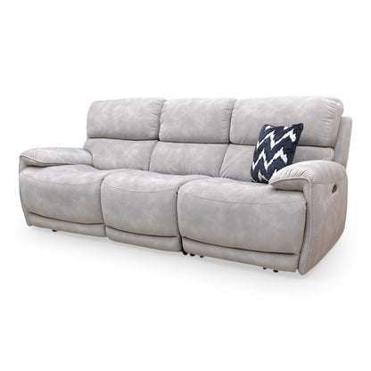 Side profile of the Link sofa in a reclined position, emphasizing the ergonomic support and the clean, tailored lines of the armrests and backrest.