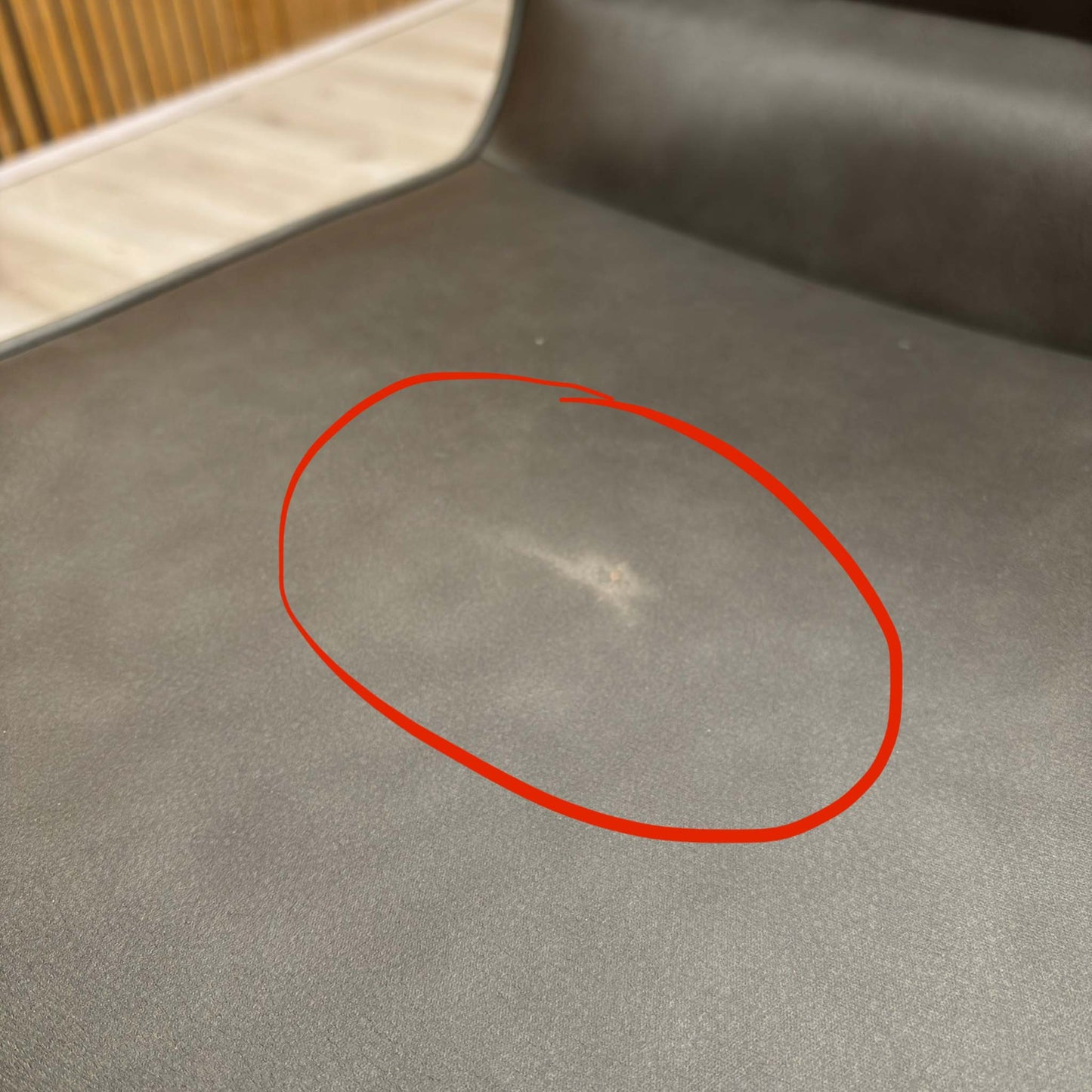 ‘Murcia’ Antiqued Grey Fabric Set of 2 Dining Chairs