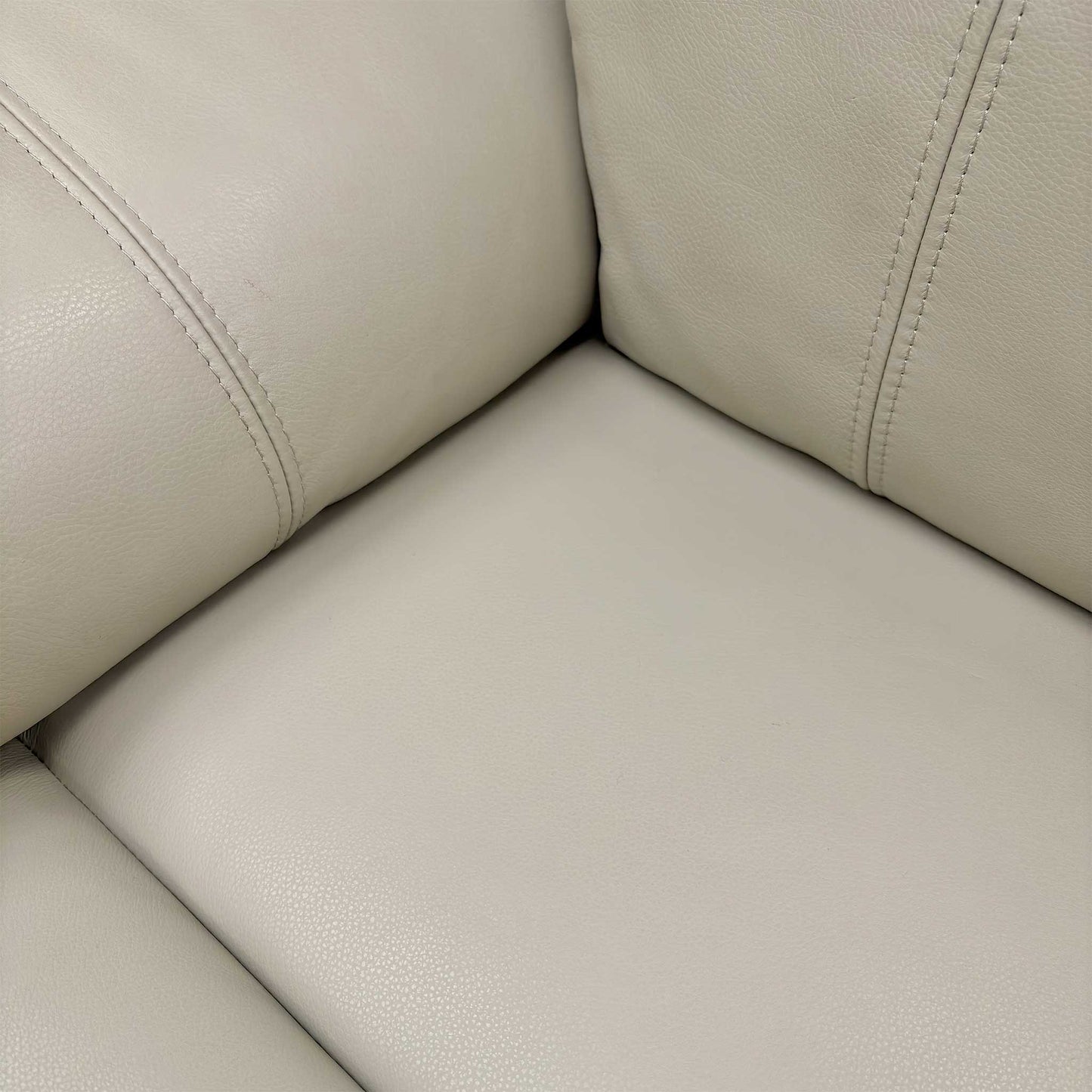 ‘Panache’ Lead Grey Cat-60:23 Leather 3 Seater Power Recliner Sofa