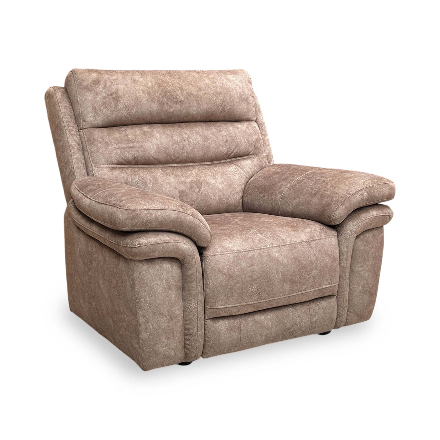 Full view of the ‘Berlin’ armchair in Marble Classic Brown velvet, featuring a modern high-back design, supportive padded arms, and a sophisticated marble-effect fabric finish.