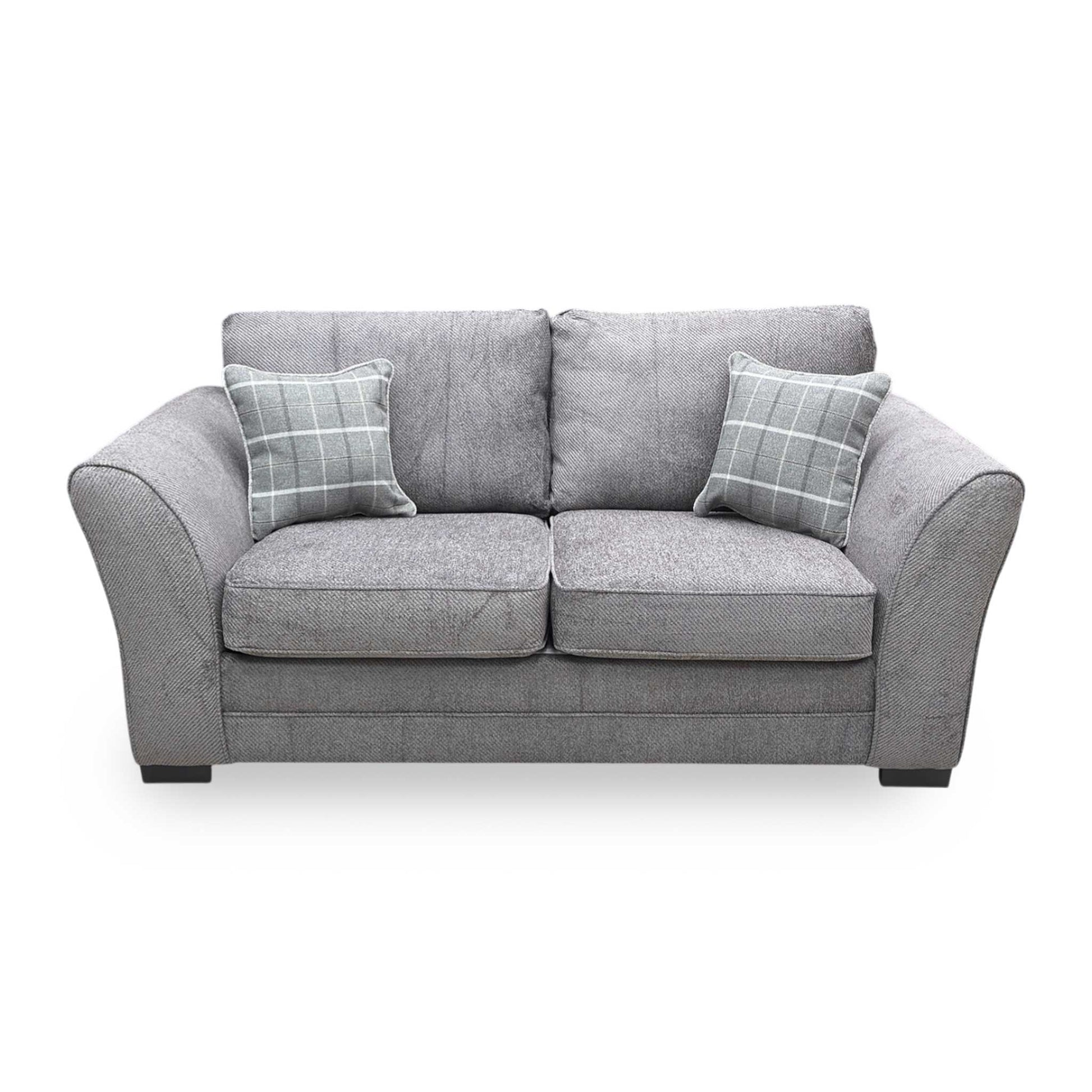 Front shot of the sleek sofa feet and the integrated pull-out handle, showing the practical design and high-quality finish of the Sophie model.