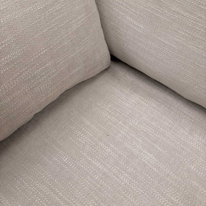 Close-up of the support feet and base construction of the Roma pewter grey sofa bed.