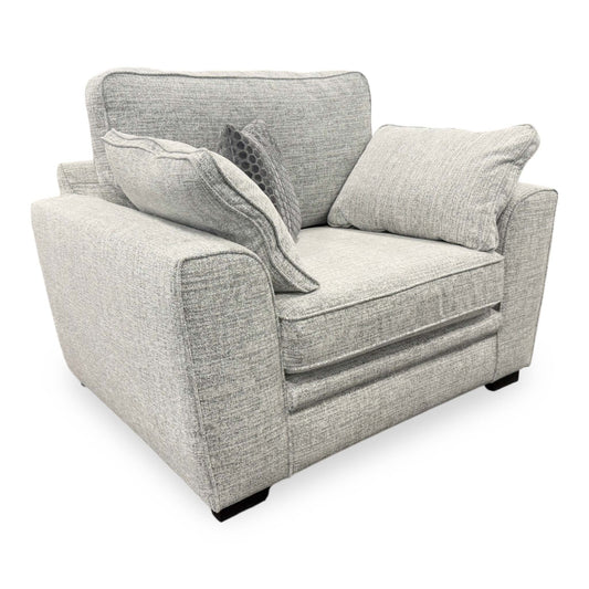 'Chalfont' Sort Grey Woven Fabric Chair